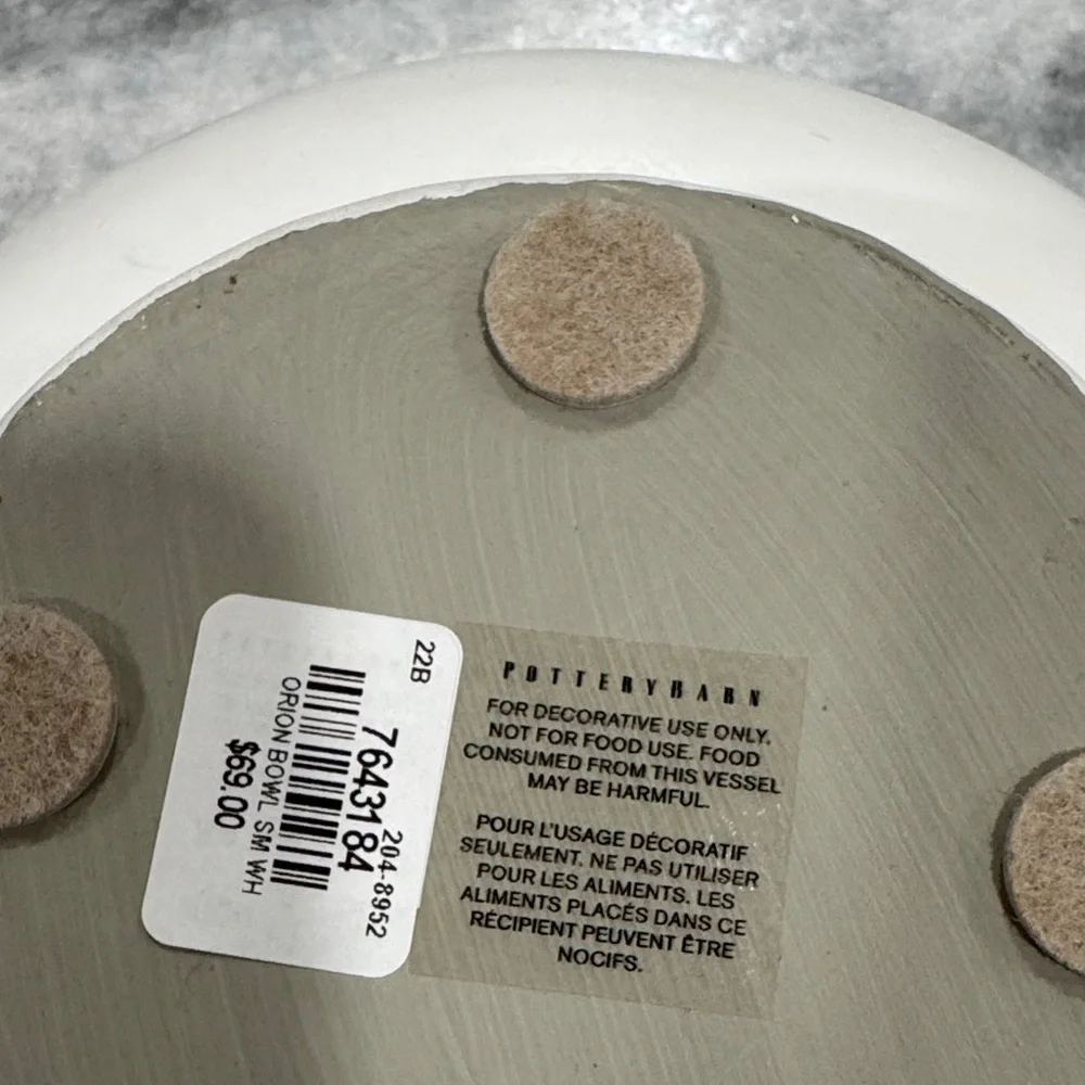 Pottery Barn Orion Bowl